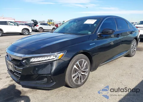 2021 Honda Accord Hybrid Exl z USA, uszkodzony, nr VIN 1HGCV3F57MA008035